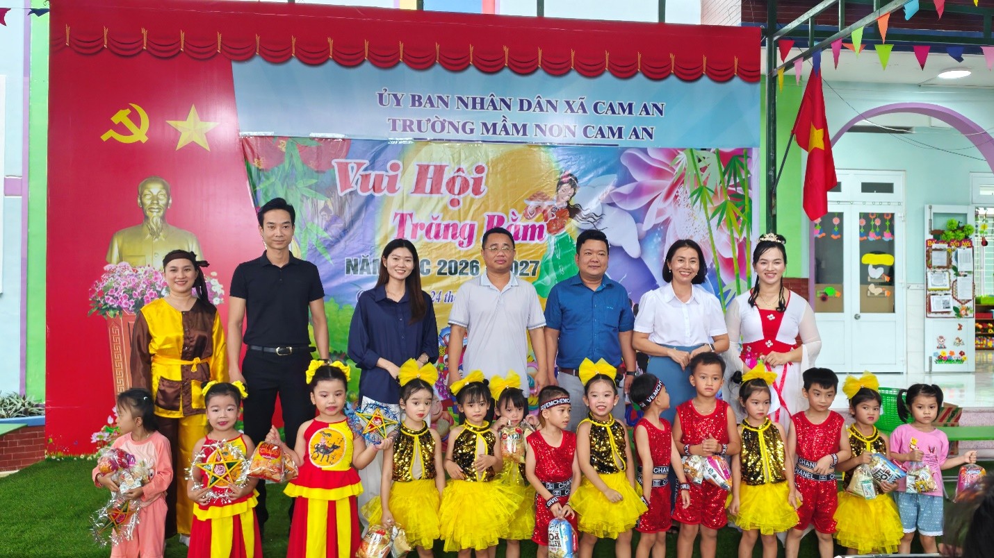 TRĂNG RẰM YÊU THƯƠNG: KBA.2018 MANG MÙA TRUNG THU ẤM ÁP ĐẾN CÁC EM NHỎ TRƯỜNG MẦM NON CAM AN